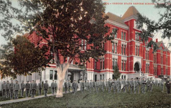 Salem Oregon State Reform School and Cadets Vintage Postcard AA90549