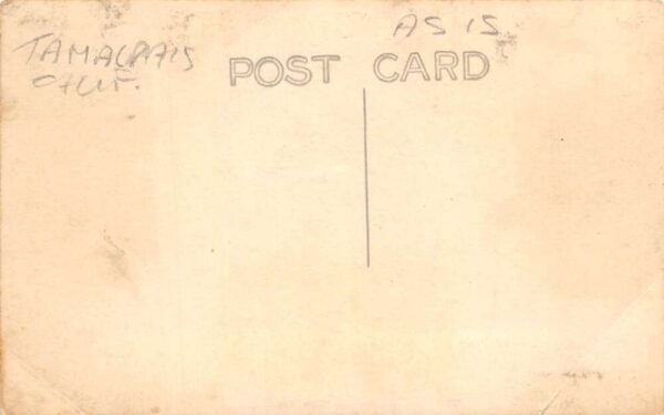 Mt Tamalpais California Muir Woods Railway Tavern Real Photo Postcard AA90565 - Image 2