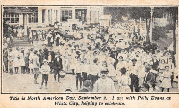 White City North American Day Celebration Vintage Postcard AA90579