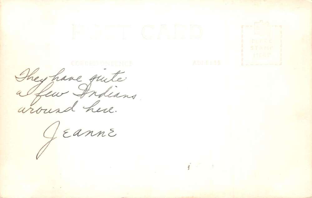 Piute Papoose Native American Indian Baby Real Photo Vintage Postcard AA90580 - Image 2