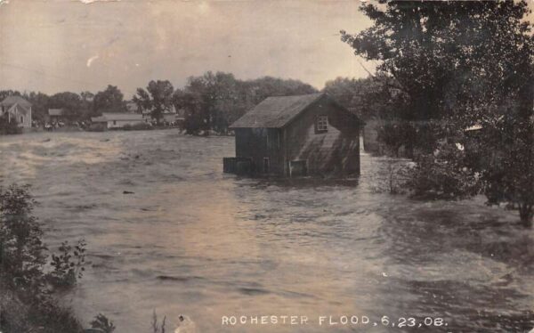 Rochester Minnesota Flood Disaster 1908 Real Photo Postcard AA90592