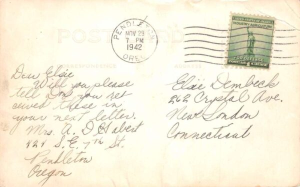 Caleleps Native American Indian Papoose Real Photo Vintage Postcard AA90594 - Image 2