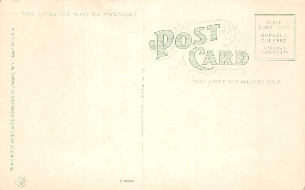 Omaha Nebraska Skinners Macaroni Factory Vintage Postcard AA90603 - Image 2