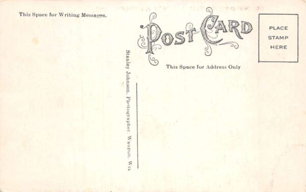 Claybank Minnesota "Held Up" Car Accident Into Cow Humor Postcard AA90619 - Image 2