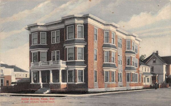 Napa California Hottel House Vintage Postcard AA90636