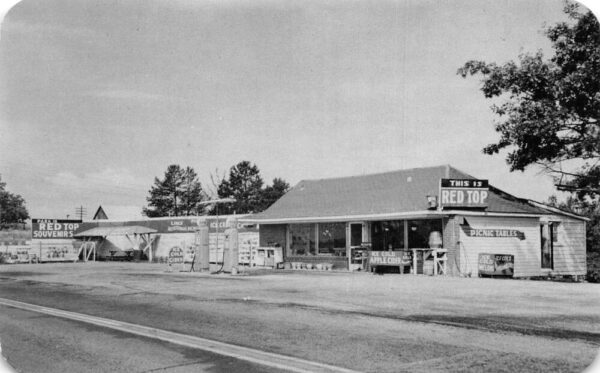Belton Georgia Red Top Station and Gift Shop Vintage Postcard AA90671
