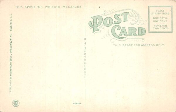 Wheeling West Virginia Mt de Chantel Academy Vintage Postcard AA90687 - Image 2