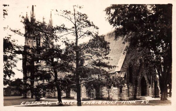 Faribault Minnesota Episcopal Church Real Photo Vintage Postcard AA90695