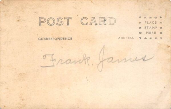 Cowboy wearing Fur Chaps Real Photo Vintage Postcard AA90715 - Image 2