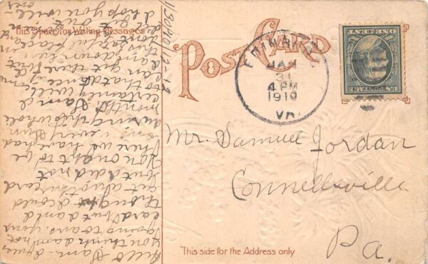 To My Dear Friend Greetings Swastika Vintage Postcard AA90718 - Image 2