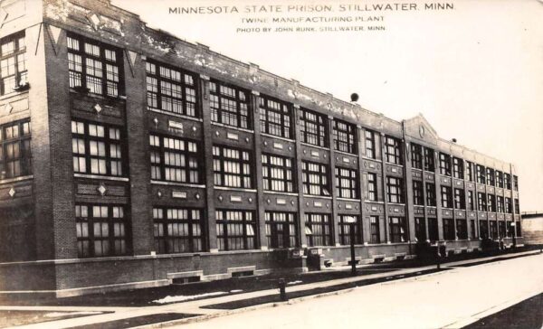 Stillwater Minnesota State Prison, Real Photo, Vintage Postcard U21328