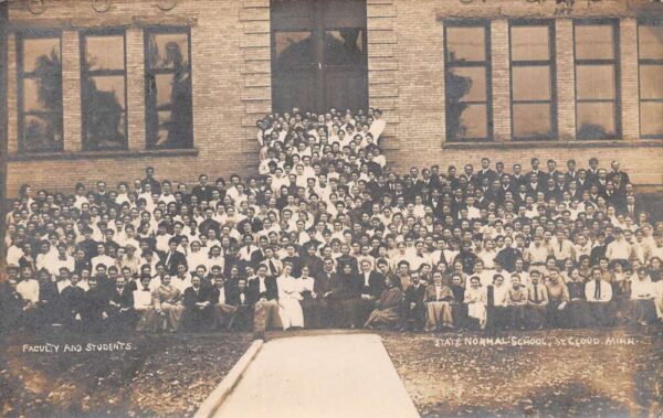 St. Cloud Minnesota State Normal School, Real Photo, Vintage Postcard U21331