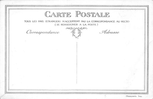 Transatlantique Line SS France Steamer Cafe Terrasse Vintage Postcard AA90760 - Image 2