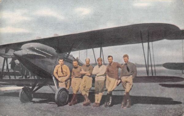Boston Massachusetts US Army Airplanes Vintage Postcard AA90762