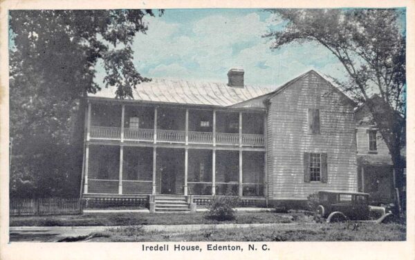 Edenton North Carolina Iredell House Vintage Postcard AA90782