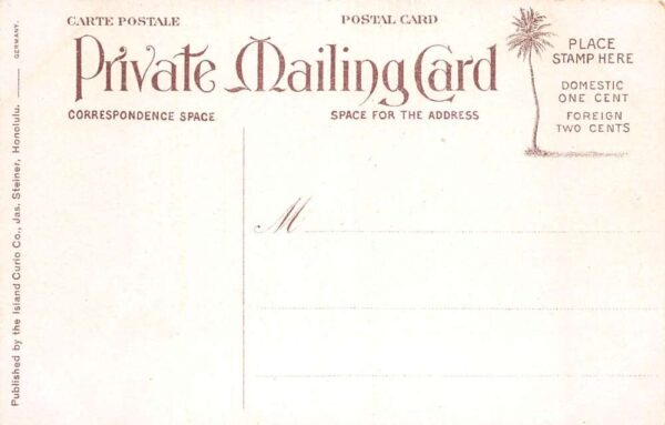 Honolulu Hawaii Fish Ulaula Private Mail Vintage Postcard AA90783 - Image 2