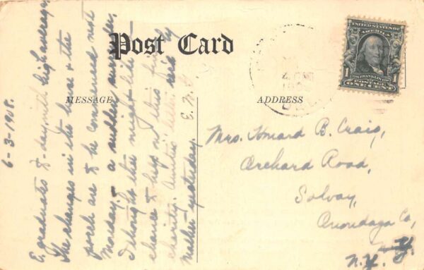 New York Mothers and Babies Charity Fundraiser Ad Vintage Postcard AA90799 - Image 2