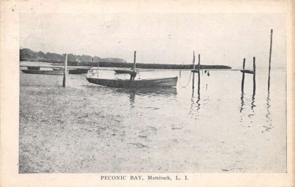 Mattituck Long Island New York Peconic Bay Vintage Postcard AA90800