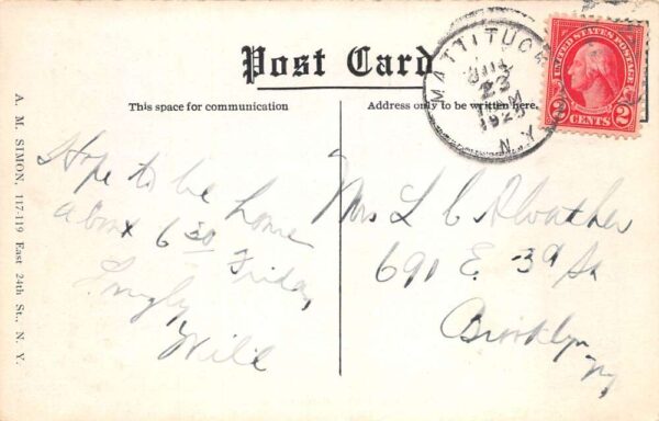 Mattituck Long Island New York Peconic Bay Vintage Postcard AA90800 - Image 2