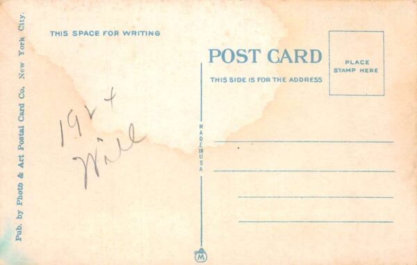 Huntington Long Island New York Public Library Vintage Postcard AA90824 - Image 2