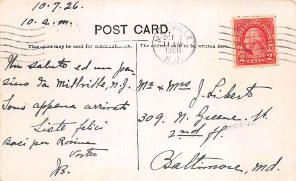 Millsville New Jersey Tumbling Dam Scenic View Vintage Postcard AA90827 - Image 2