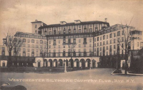Rye New York Westchester Biltmore Country Club Vintage Postcard AA90857