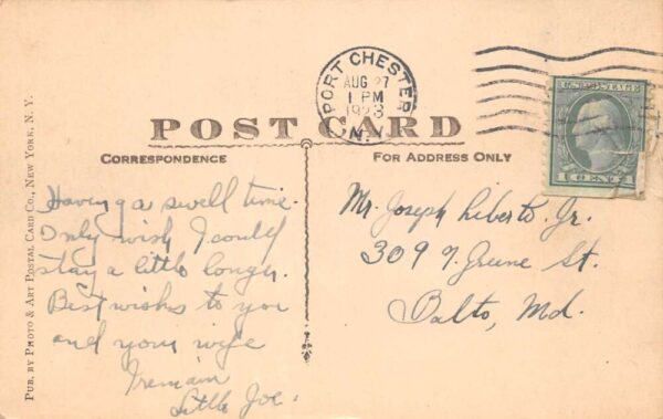 Rye New York Westchester Biltmore Country Club Vintage Postcard AA90857 - Image 2