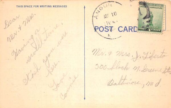 Cleveland Mississippi Greetings Scenic View Vintage Postcard AA90861 - Image 2