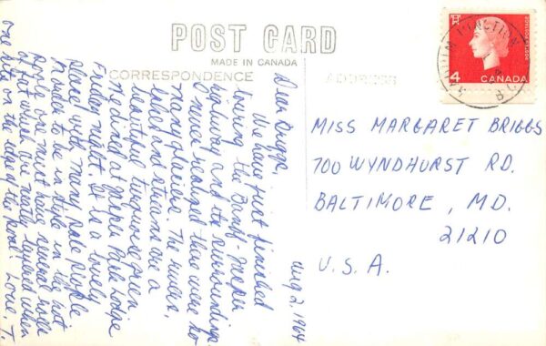 Radium Hot Springs BC Canada Andy's Deluxe Motel Real Photo Postcard AA90871 - Image 2