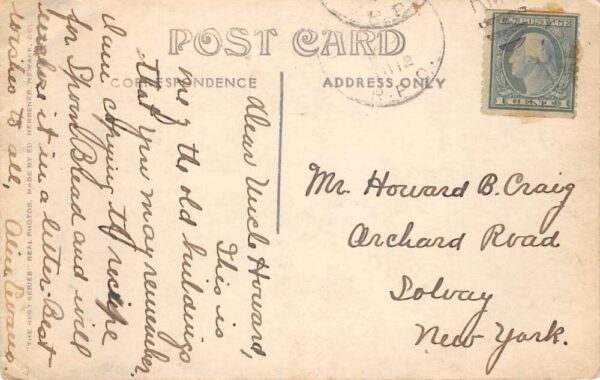 Newark Delaware College Recitation Hall Real Photo Postcard AA90881 - Image 2