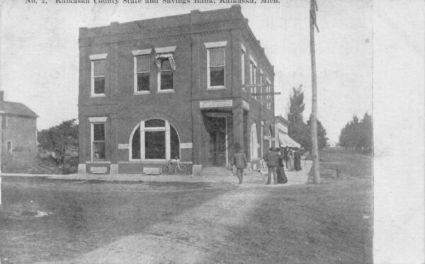 Kaikaska Michigan State Savings Bank Vintage Postcard AA90892