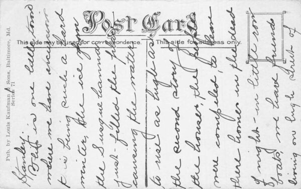 Port Deposit Maryland Ruined Structure Flood Disaster Ice Postcard AA90896 - Image 2