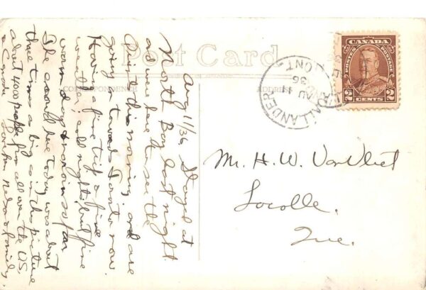 Callander Ontario Canada Dionne Quintuplets Hospital Real Photo PC AA90913 - Image 2