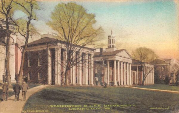 Lexington Virginia Washington and Lee University Vintage Postcard AA90937