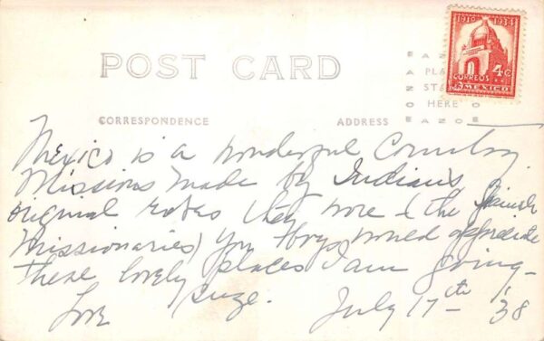 Ensenada BC Mexico Hotel Playa Real Photo Vintage Postcard AA90962 - Image 2