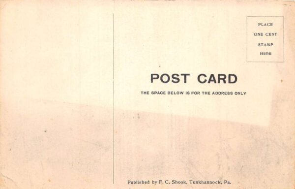 Tunkhannock Pennsylvania Presbyterian Church Vintage Postcard AA90968 - Image 2
