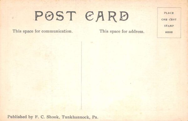 Tunkhannock Pennsylvania West Putnam Street Vintage Postcard AA90970 - Image 2