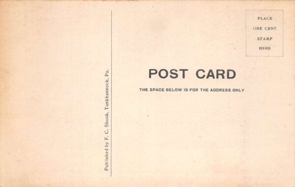 Tunkhannock Pennsylvania Wyoming County Court House Vintage Postcard AA90972 - Image 2