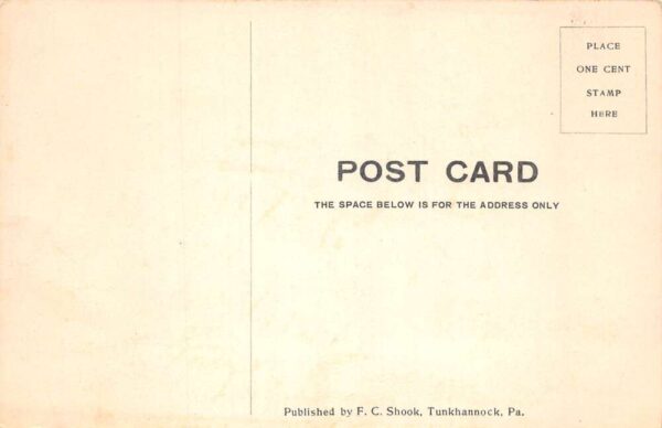 Tunkhannock Pennsylvania River Bridge Scenic View Vintage Postcard AA90974 - Image 2