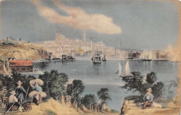 Baltimore Maryland in 1850 Constantinople View Vintage Postcard AA90990