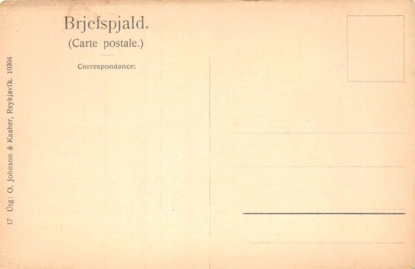 Iceland Geyser after Eruption Vintage Postcard AA91006 - Image 2