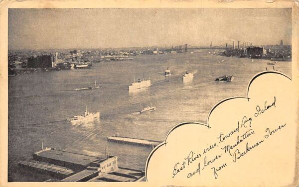 New York City Manhattan and Long Island from Beekman Tower Postcard AA91008