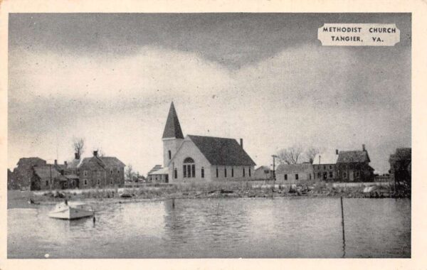 Tangier Virginia Methodist Church Vintage Postcard AA91086