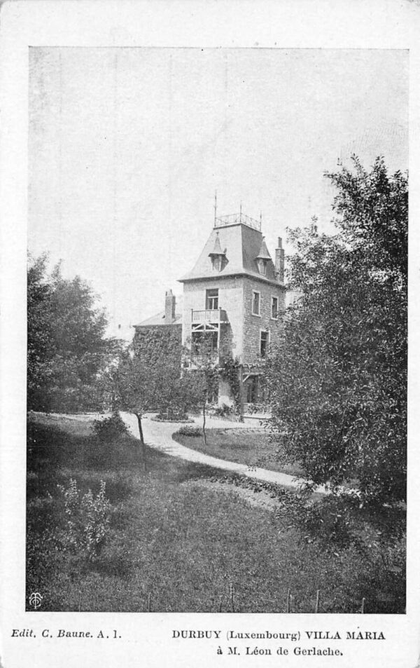 Durbuy Luxembourg Belgium Villa Maria Vintage Postcard AA91098