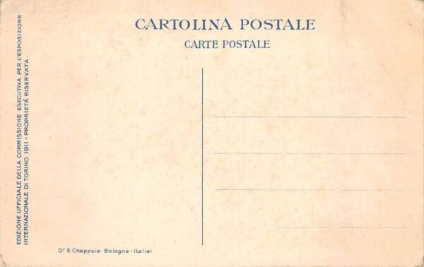 1911 Turin International Expo Nude Men Aldofo de Carolis Postcard AA91107 - Image 2