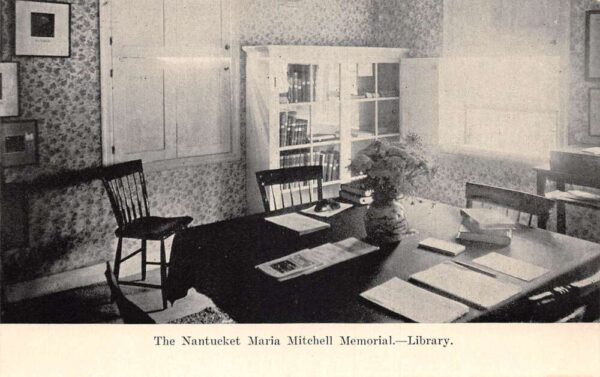 Nantucket Massachusetts Maria Mitchel Memorial Library Vintage Postcard AA91109