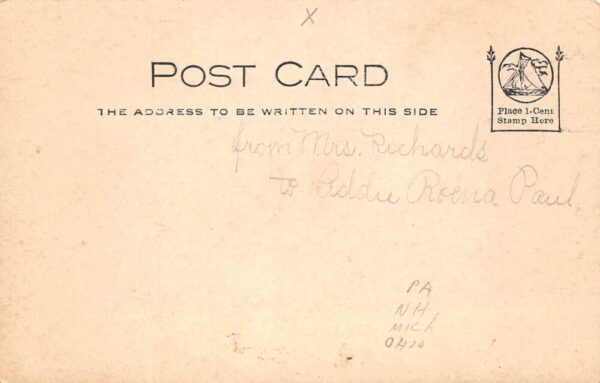 Antrim New Hampshire Main Street Real Photo Vintage Postcard AA91120 - Image 2