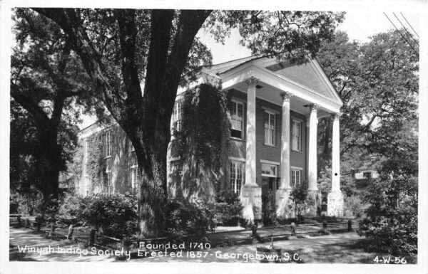 Georgetown South Carolina Winyah Indigo Society Real Photo Postcard AA91127