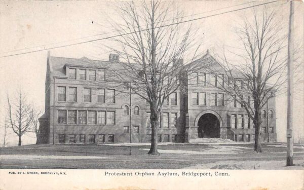 Bridgeport Connecticut Protestant Orphan Asylum Vintage Postcard AA91140