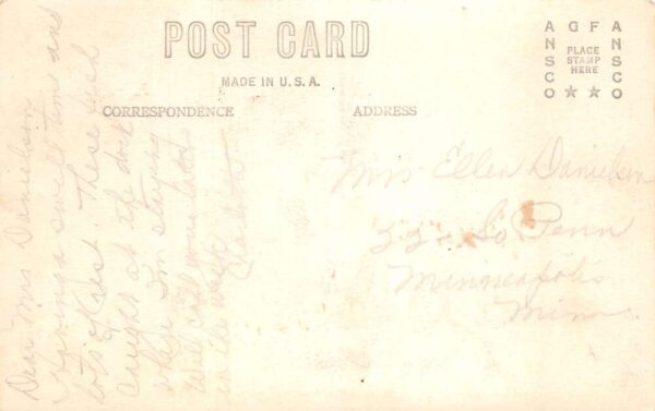 Siren Wisconsin Clam Lake Bass Fishing Real Photo Vintage Postcard AA91154 - Image 2